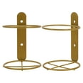 thumbnail image 1 of Shisuyan 2 Pcs Iron Wine Racks Wall Mounted Wine Bottle Display Holder Metal Hanging Wine Rack Organizer For Kitchen Bar Dining Room, 1 of 9