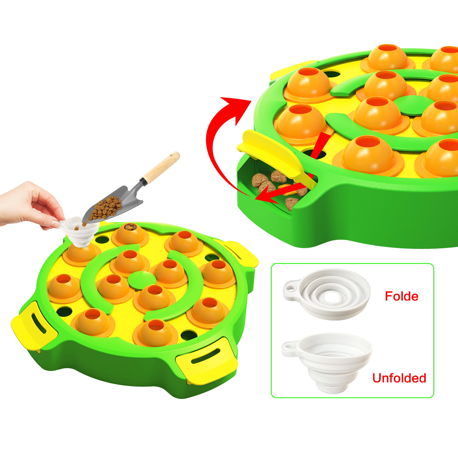 Loobani Dog Food Puzzle Toy Interactive Treat Dispenser IQ Training Slow  Feeder