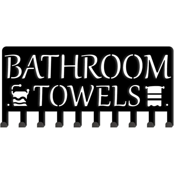 Bathroom Towel Holder Bathroom Towels 10 Hooks Racks