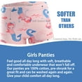 thumbnail image 3 of Hbhpov Girls Panties Supersoft Cotton Boy Short Underwear 6-Pack, Sizes 2-10, 3 of 6