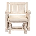 thumbnail image 1 of Montana Woodworks Homestead 19" Transitional Wood Glider in Natural, 1 of 2
