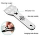 thumbnail image 5 of Pisexur Batería de cocina Raspador de humos multiusos de acero inoxidable, pala para limpieza de cocina, pala para descongelar refrigeradores, raspador de limpieza de para la cocina del hogar, 5 of 8