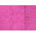 thumbnail image 1 of Ahgly Company Indoor Rectangle Abstract Pink Modern Area Rugs, 7' x 9', 1 of 4