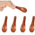 thumbnail image 1 of HZXC-4 Pcs Handmade Tiny Wooden Spoons, 2.36in Small Miniature Spoons for Spices Mini Little Wooden Spoons for Sauces Sugar Salt Dips Spices Honey Mustard Cooking, 1 of 4
