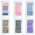 thumbnail image 5 of Colored Curly Eyelash Clusters Natural Wispy Mixed Length Soft False Lashes Multipack, 5 of 8