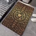 thumbnail image 4 of Diatomaceous Earth Bath Mat,Black Gold Flower Non-Slip Volume Super Absorbent Fast Drying for Bathroom Kitchen Door mat,Eco-Friendly Easy to Clean 16×24Inch (40 * 60cm), 4 of 6