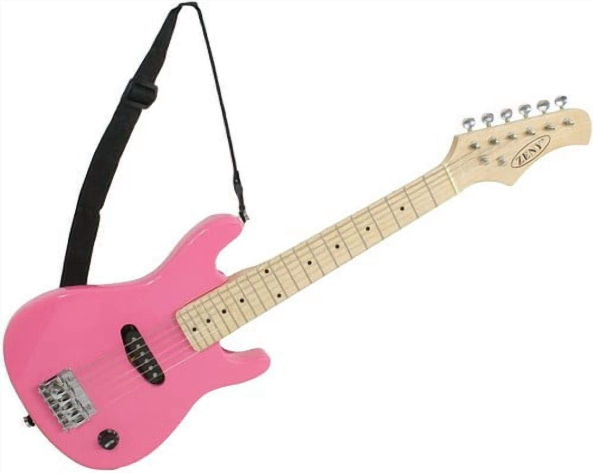 SONGMY 30" Kids Electric Guitar with 5 Watt Amp, Black Gig Bag Case & Guitar Strap, Beginner Electric Guitar Set