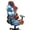 Flame Wolf, variant on HUIACONG Camo Dinosaur Gaming Chair Covers 4 Piece Cat Scratch Proof Desk Chairs Covers Slipcover Protectors with Straps and Zipper for Home, Office Decorations