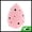 Pink, variant on Unique Bargains 1 Pc Two-color Polkadots Face Makeup Sponge for Makeup Pink