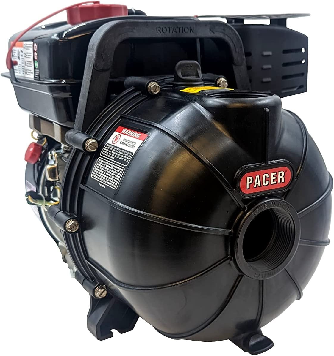 Pacer Pumps SE2UL CX208 Multi-Purpose Water Transfer Pump with 2 Inch Inlet and Outlet, 200 GPM