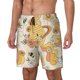 thumbnail image 1 of Balery Groovy Floral Bañador para hombre, shorts de playa de secado rápido con entrepierna y forro de compresión-Large, 1 of 6