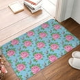 thumbnail image 2 of Non Slip Door Mat, pink rose_A Fast Drying Bath Tub Mats, Absorbent Bathroom Rugs Entrance Welcome Mat, Bath MatS for Tub, Floor, Home, Kitchen, Hotel,16x24in, 2 of 6