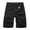 Black, variant on Men's Shorts Cargo Big and Tall Knee Length Cargo Shorts Relaxed Fit Breathable Fabric Summer Shorts with 4 Pockets Black,XXXL