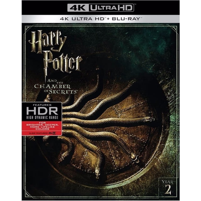 Harry Potter Y La Camara Secreta Año 2 Pelicula 4k Ultra Hd Warner Bros 4K Ultra HD