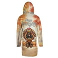 thumbnail image 2 of Happy Thanksgiving Boykin Spaniel Turkey Costume Pumpkins Autumn Leaves All Over Print 3D Hooded Duffle Toggle Coat Dog Lover - 13014, 2 of 6