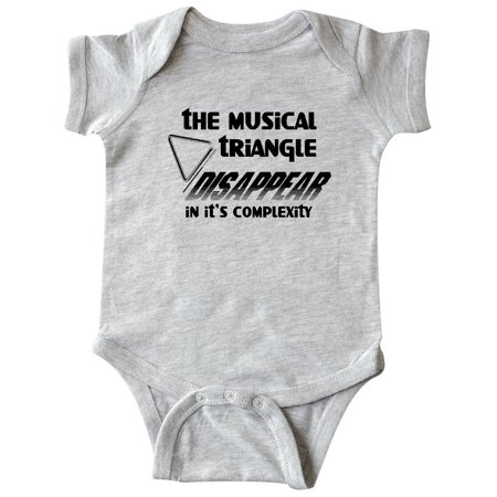 

Inktastic Musical Triangle Gift Baby Boy or Baby Girl Bodysuit