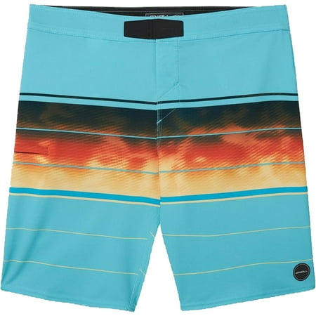 O'Neill Mens Hyperfreak Hydro Wanderer boardshorts Cyan 40