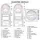 thumbnail image 4 of 12 Piezas Regla GeoméTrica Multifuncional Herramientas de Dibujo Juego de Regla de PláStico Reglas de Dibujo de CíRculo de MedicióN de MatemáTicas, 4 of 5