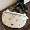 thumbnail image 1 of Bolso Pecho Mujer Ligero Crossbody Turismo Senderismo Camping Blanco, 1 of 8