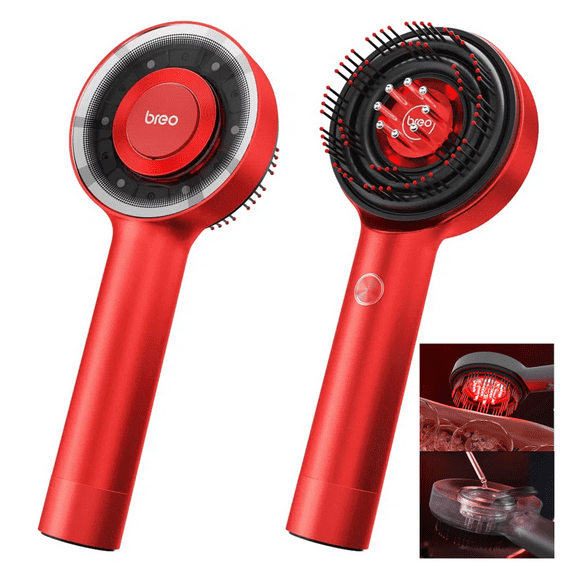 Breo Scalp Trilogy Massager,  Smart Scalp Brush Combo, Waterproof for Hair Growth Detangling Styling