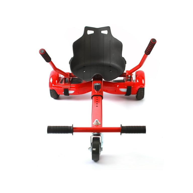 HoverTech 1 All In One Hover Cart Attachment For Hoverboard Transform your Hoverboard into a Go Kart with Hovercart Red