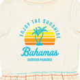 thumbnail image 4 of Inktastic Enjoy the Sunshine Bahamas Summer Paradise Girls Toddler Dress, 4 of 5