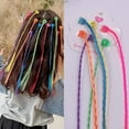 thumbnail image 2 of Colorful High Temperature Silk Clip-In Hair Extensions for Children Easy to Change Hairstyle, Non-Permanent and Safe, 2 of 8