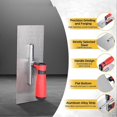 thumbnail image 3 of 4 PCS Masonry Hand Tool Set, 6" Grouting Trowel, A 6", 11" X 4" Flat Trowel with A Soft , and A 4.92" X 1.97" Trowel, 3 of 5