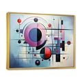 thumbnail image 2 of Designart "Spatial Illusions Purple Suprematism" Abstract Suprematism Floater Framed Canvas Art Print, 2 of 7
