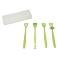 thumbnail image 2 of Xuanheng 4x Tongue Tip Exerciser Develop Language Oral Muscle Training Learning Spoon Clear Green, 2 of 8