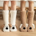 thumbnail image 2 of Thermal Socks for Women - Cozy Fleece Lined, Non-Skid Sole for Indoor/Outdoor, 2 of 5