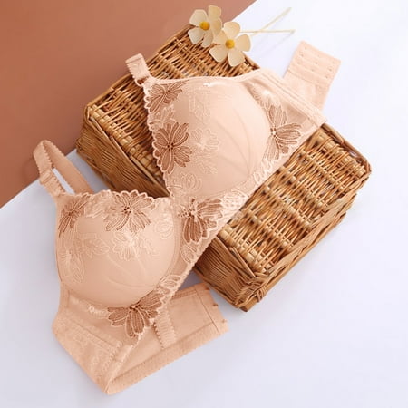 

Sokhug Women Plus Size Bras Seamless Comfortable Yoga Wireless Underwear