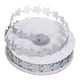 thumbnail image 1 of Cinta de estrella brillante para decoración del hogar, 10 m, para envolver regalos, tazas, álbumes de recortes Plata, 1 of 6