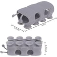 thumbnail image 2 of Soporte para cabezal de ducha de silicona de 3 piezas, soporte ajustable para cabezal de ducha, ventosa sin perforación, soporte ajustable en altura para baño, Showe autocebante, 2 of 5