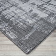 thumbnail image 4 of Couristan Charm Tiverton 6'6" x 9'6" Anthracite Grey and Light Grey Outdoor Rug, 4 of 7