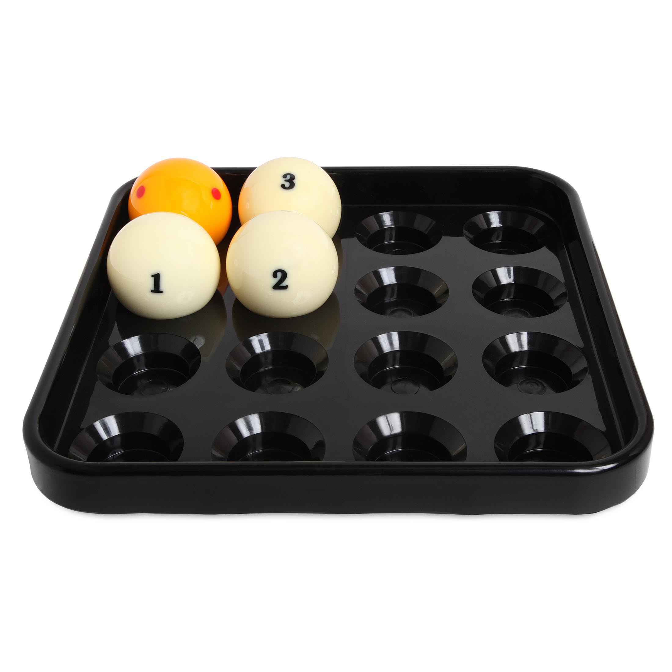 Pool Rack Triangle OKKO Deluxe Heavy-Duty Plastic Snooker Ball Rack ...