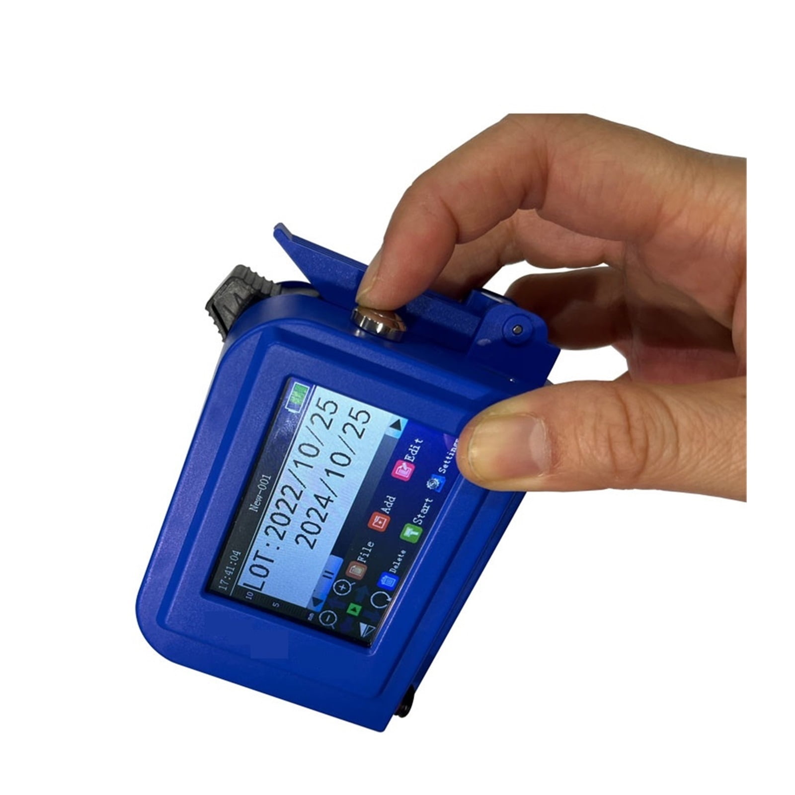PC11Plus 12.7/25.4mm Mini Portable Printer, 2D Strip Lot Logo Expiration Date, Handheld Inkjet Printer Labels ,Multifunction Inkjet Printer