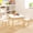 styleE, variant on Kids Table and 2 Chairs Set, 3 Pieces Toddler Table and Chair Set, Wooden Activity Play Table Set