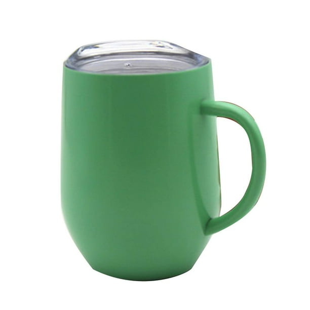 GeweYeeli Coffee Mug Vacuum Insulated Mugs With Handle and Lid Stainless Steel Double Wall
