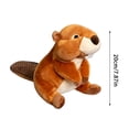 thumbnail image 4 of Juguete de castor adorable. Juguete de castor de pulgadas. Muñeco de Pascua adecuado para niños y niñas., 4 of 8