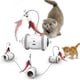 thumbnail image 1 of Sensor automático interactivo para gatos, juguete electrónico robótico inteligente con plumas, autojuego, recargable por Usb, 1 of 3