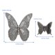 thumbnail image 5 of GOOHOCHY 2pcs Muebles Manedas de cajones Faux Mariposas Manijas de puerta Mangos de aleación de zinc, 5 of 7