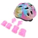 thumbnail image 5 of Juego de equipo de protección para patinaje, 7 Uds., casco, Protector de rodilla, protector de muñeca, coderas para niños, tabla de Skate de bicicleta, 5 of 14