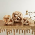 thumbnail image 3 of Natural Wooden Rope Decorative Orb, 3 of 3