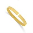 thumbnail image 5 of Auriga Fine Jewelry 18K Yellow Gold Polished and Textured 7.25mm Cuff Bangle for Men, 5 of 6