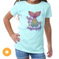 thumbnail image 2 of DelSol Girls Crew Tee - Tales of a Mermaid - Chill T-Shirt (4T) for Kids, 2 of 3