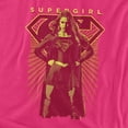 thumbnail image 2 of Supergirl Ready Set Women's T Shirt, Hot Pink, X-Large, 2 of 6