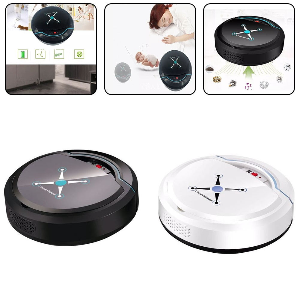 For Robot Vacuum Cleaner Automatic Sweeper Floor Carpet Clean Rechargeable For Wooden Floors Marble Floors Nylon Flooring