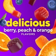 vitafusion MultiVites Gummy Multivitamins for Adults, Berry, Peach and Orange Flavored, 150 Count