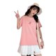 thumbnail image 1 of Camiseta Para Mujer Camiseta Para Estudiante Manga Corta Suelta Fruit Printed T Shirt Mujeres Loose Student Fashion Poliéster Manga Corta Para SummerPink XL ANGGREK No, 1 of 5